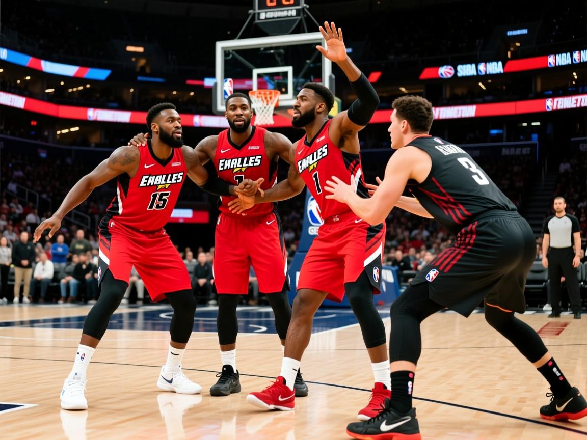 洛杉矶红鹰队员联手,战胜激烈对手 第2张